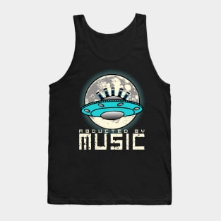 Abducted by Music Alien Ufo Outer Space Tank Top